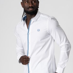 CAMISA SMK BRANCA TURQUESA