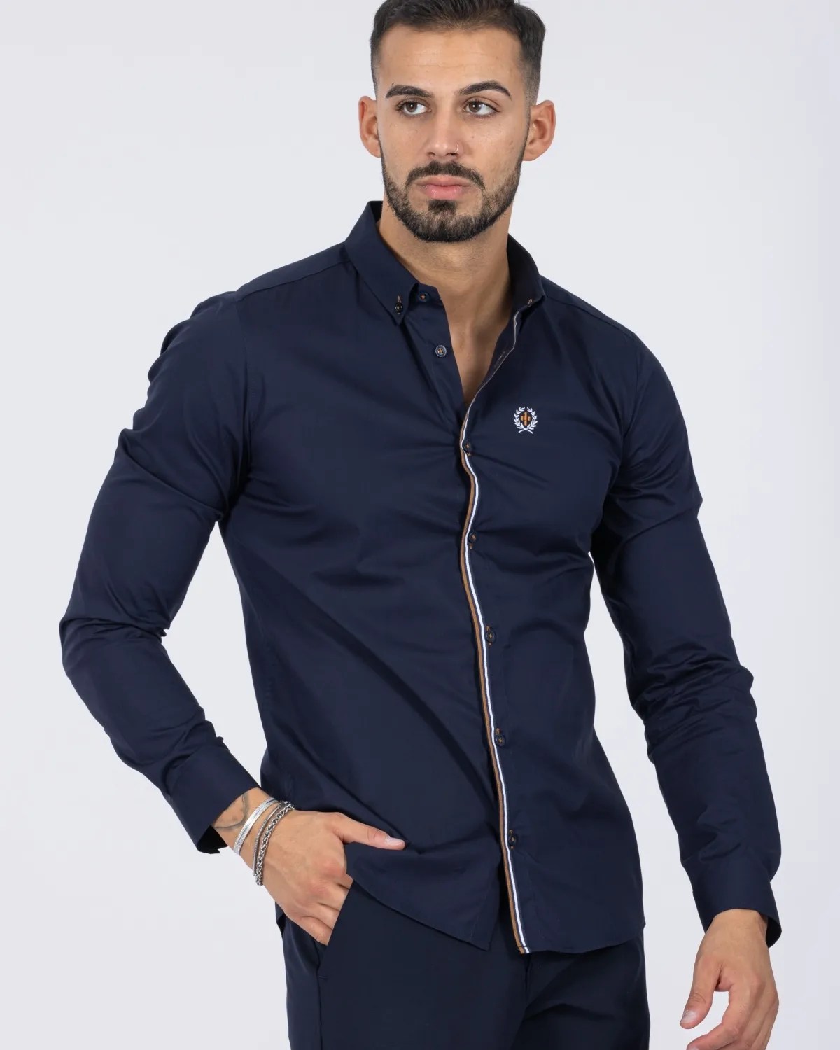 CAMISA SMK WHITE MARINE