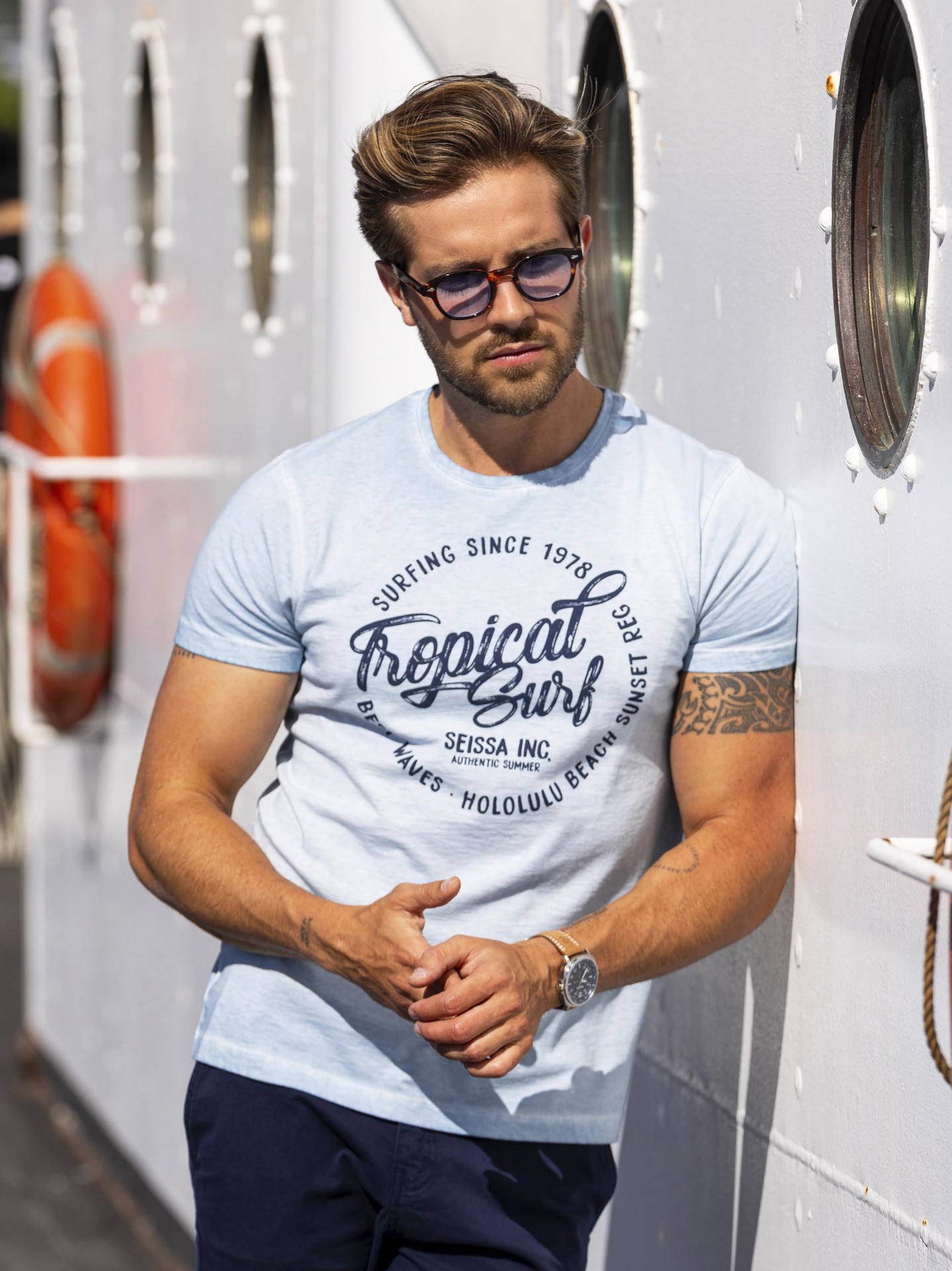 T-shirt Seissa homem