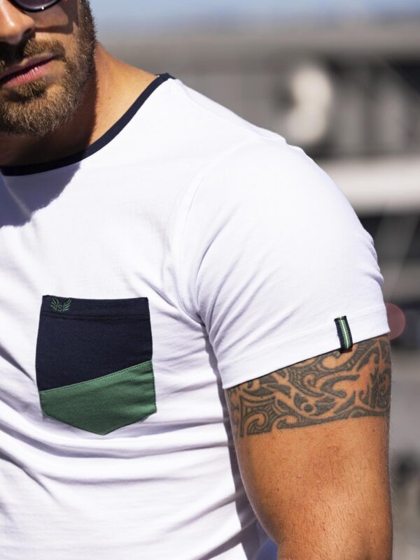 T-shirt com bolso Seissa - Image 5