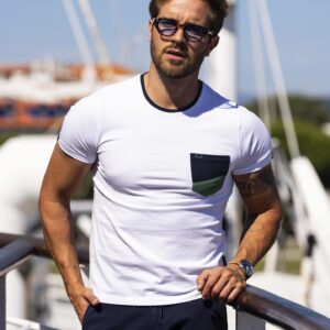 T-shirt com bolso Seissa