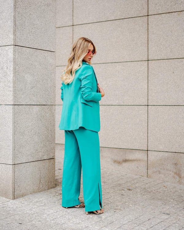 Blazer Verde Esmeralda Silvina Campos - Image 2