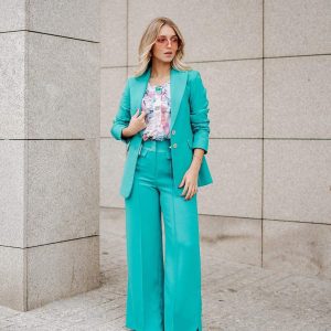 Blazer Verde Esmeralda Silvina Campos