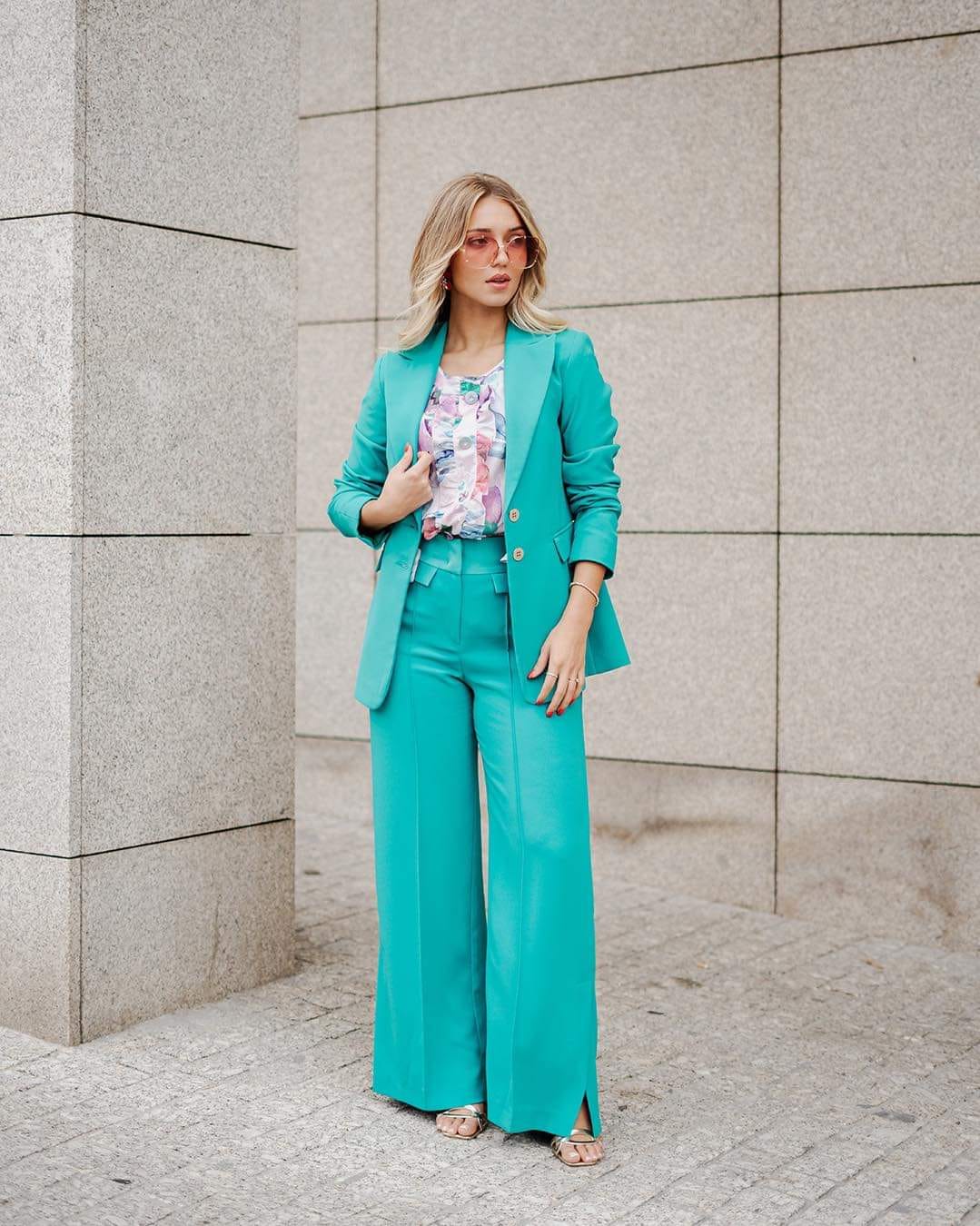 Blazer Verde Esmeralda Silvina Campos