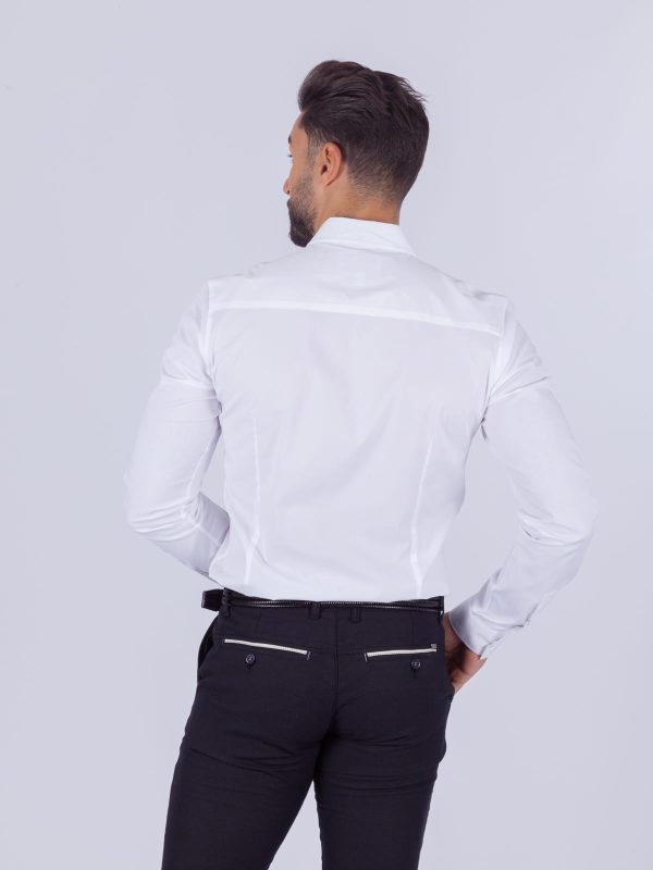 Camisa branca com risca preta SMK - Image 3