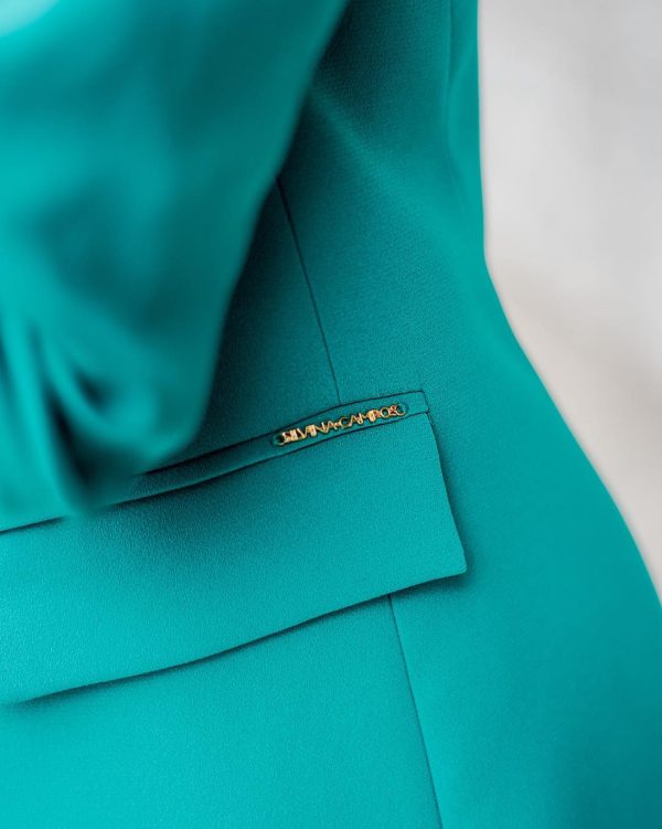 Blazer Verde Esmeralda Silvina Campos - Image 6