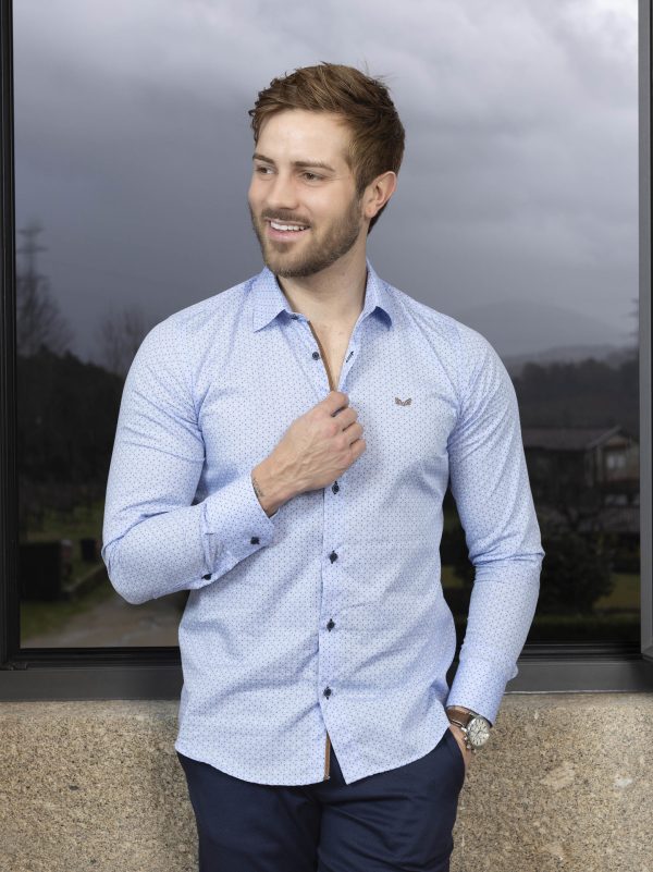 Camisa azul claro Seissa