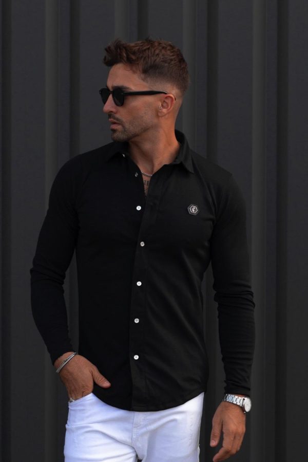 CAMISA DE MALHA PRETO - Image 2