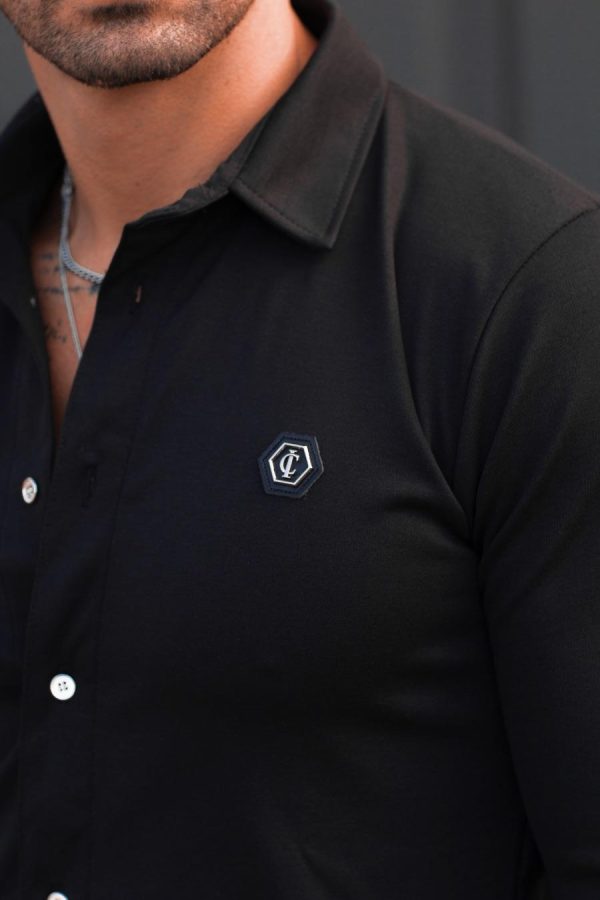 CAMISA DE MALHA PRETO - Image 3