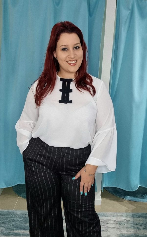Tunica Branca Silvina Campos - Image 3