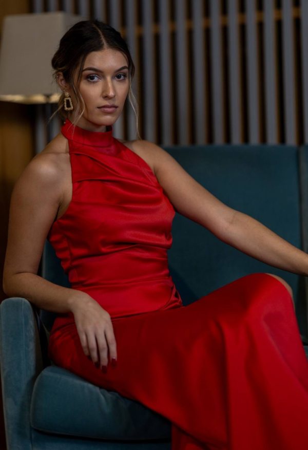 Vestido vermelho comprido - Image 2