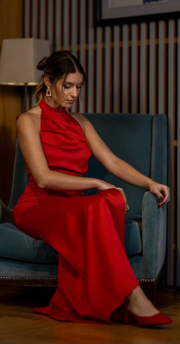 Vestido vermelho comprido - Image 3