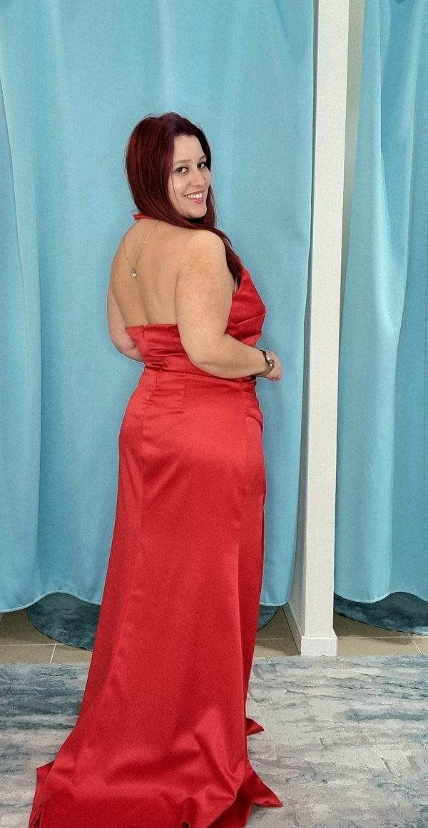 Vestido vermelho comprido - Image 4