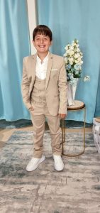 BLAZER SMKIDS K46 BEGE - 16 anos