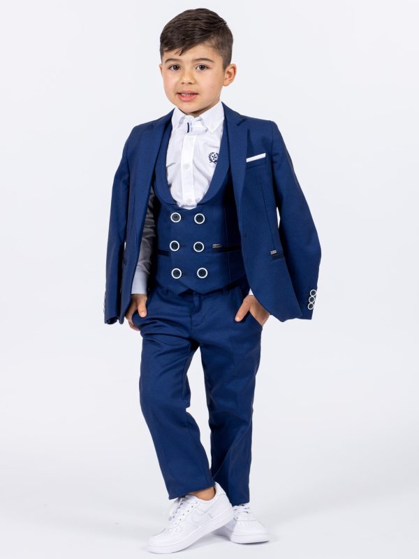 BLAZER SMKIDS WHITE SCARF - Image 3