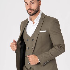 Blazer smk verde kaki clássico