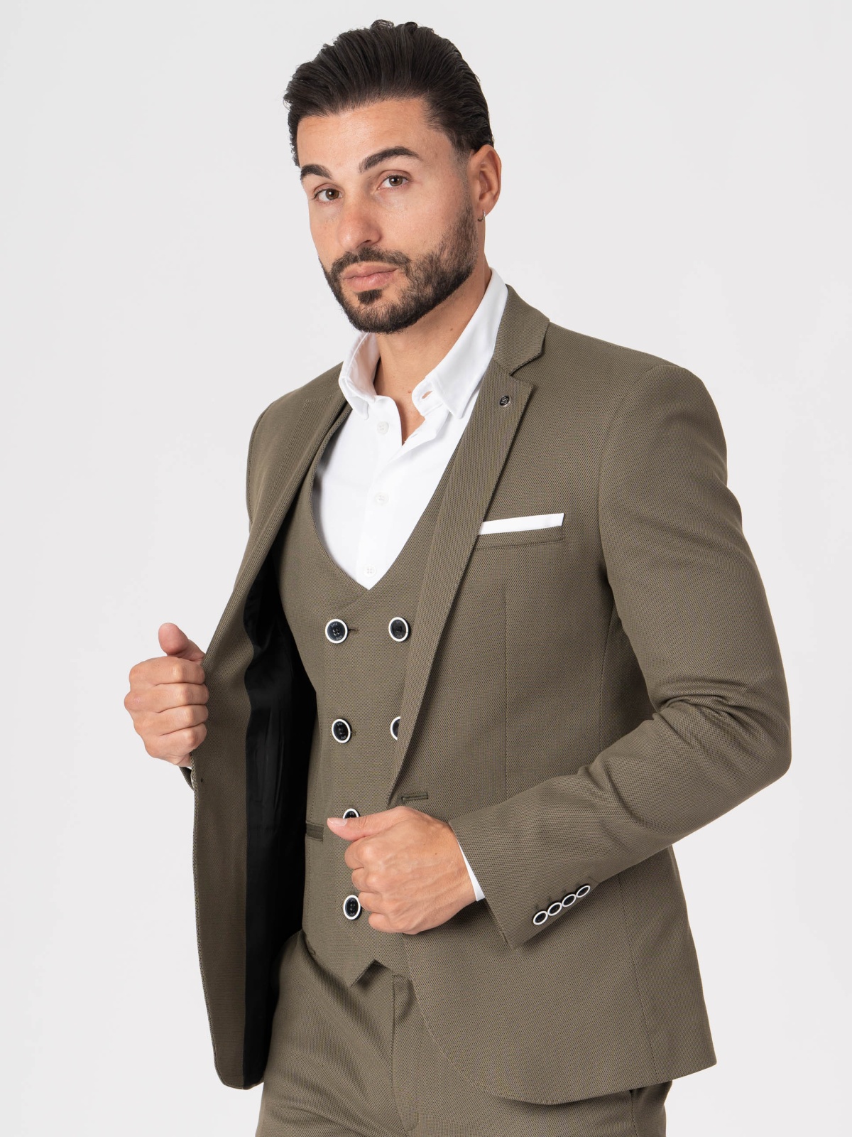 Blazer smk verde kaki clássico