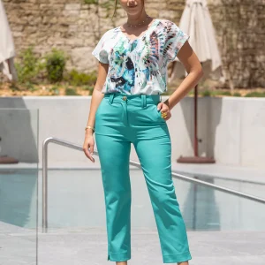 Calça verde dágua Seissa