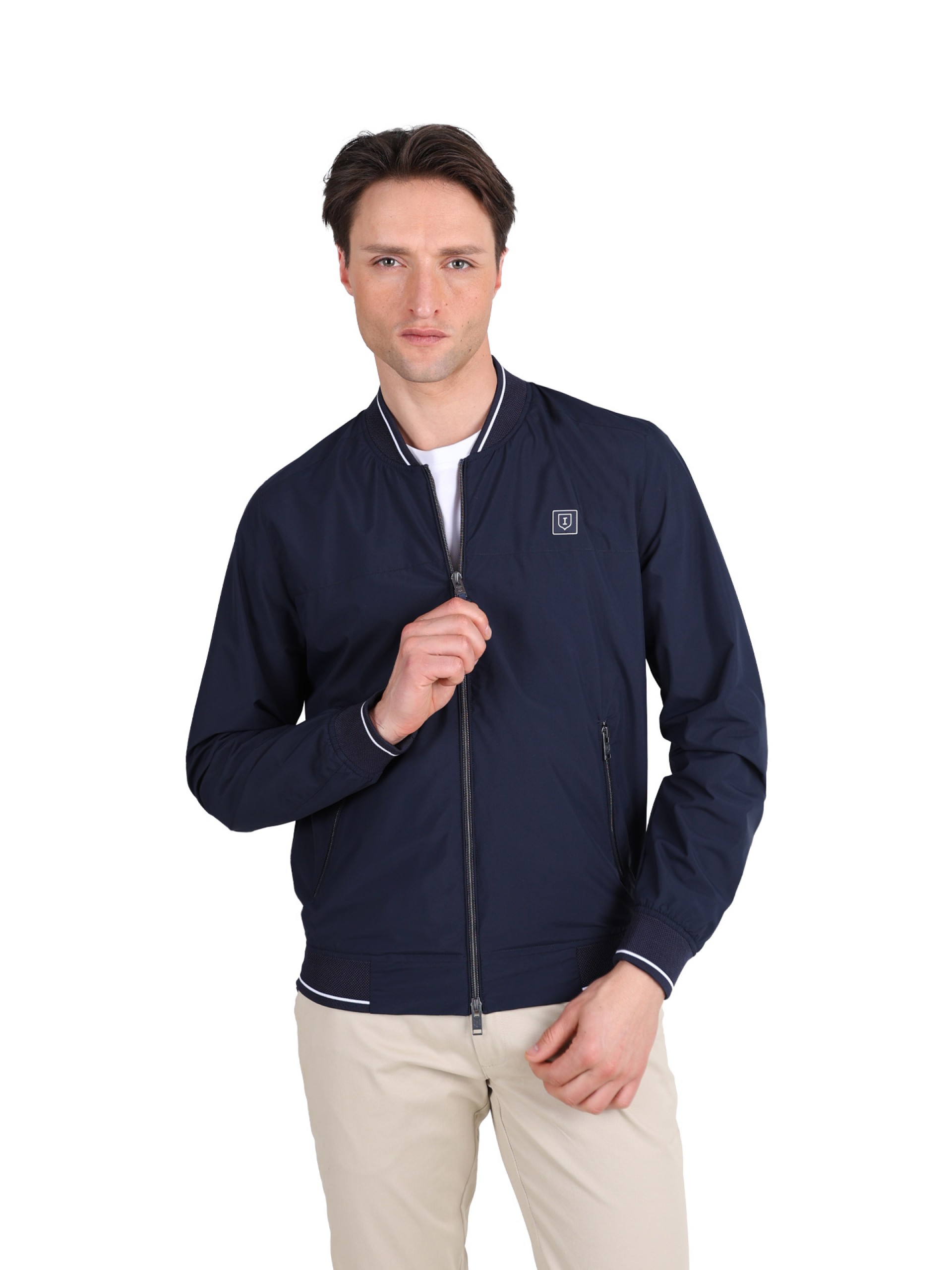 Bomber marinho Suits Inc