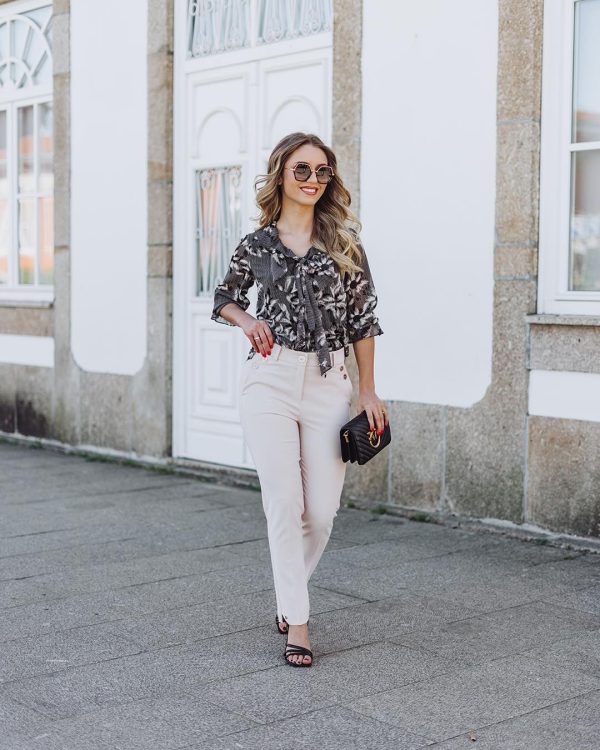 Blazer bege Silvina Campos - Image 4