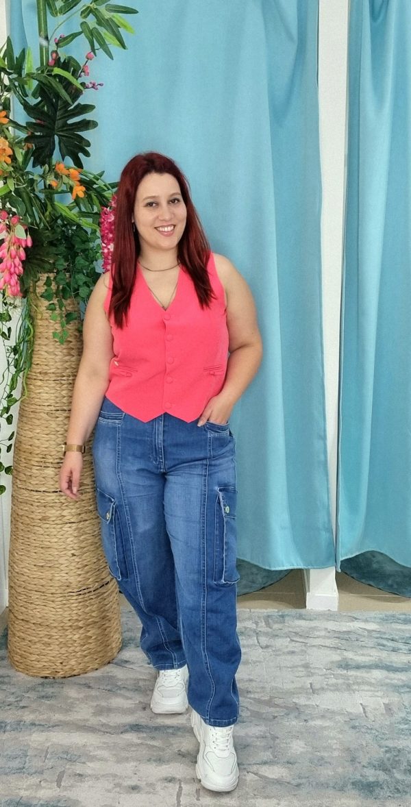 Calça de ganga slouchy slim - Image 5