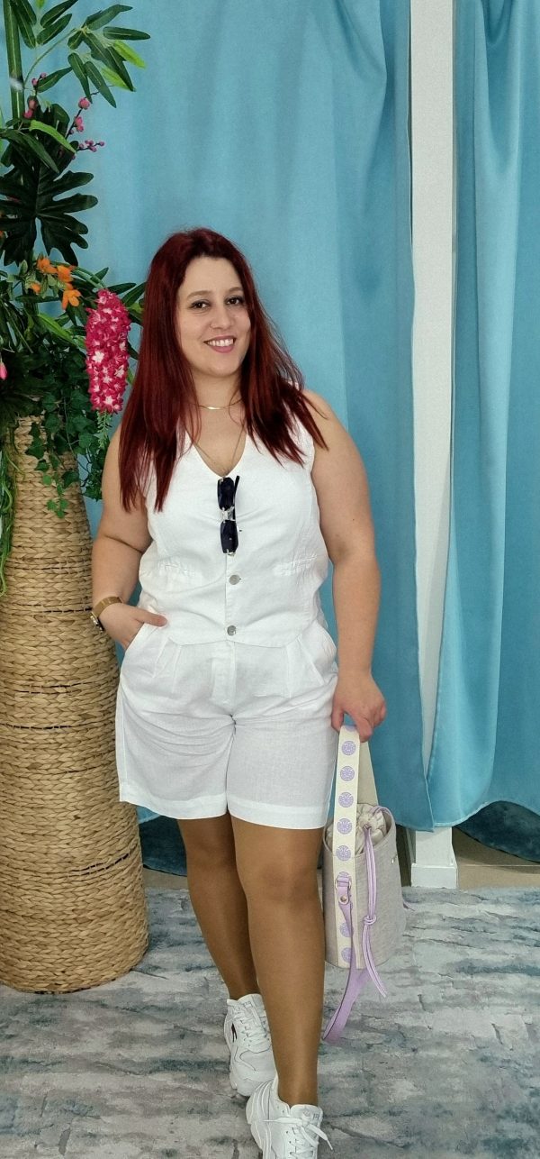 Colete em linho