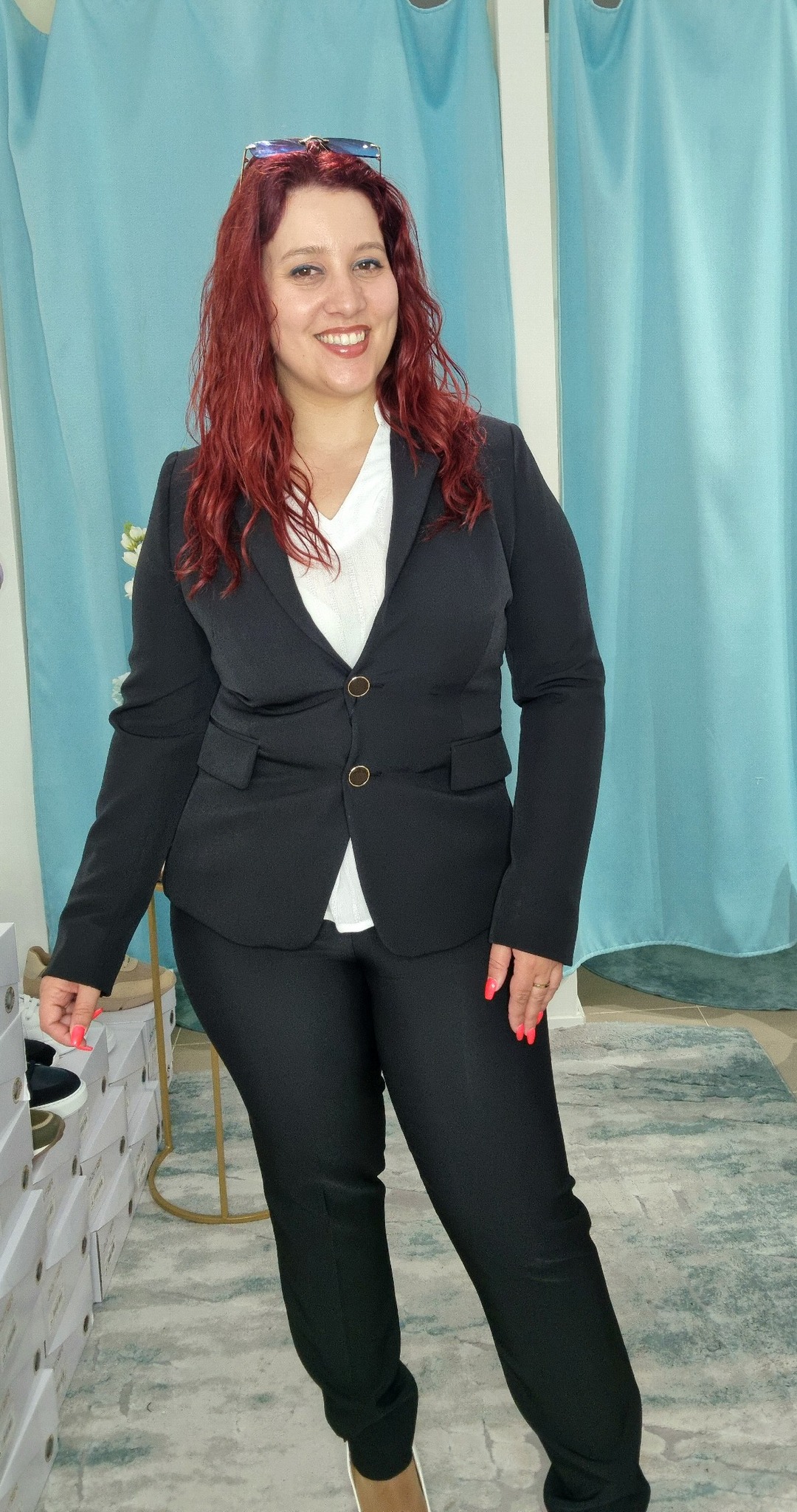 Blazer clássico cintado