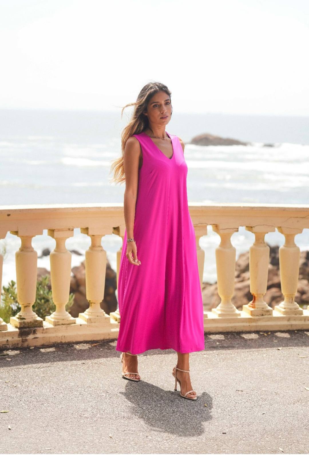 Vestido rosa Bigzone