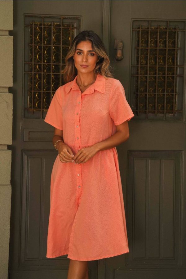 Vestido laranja Bigzone - Image 2