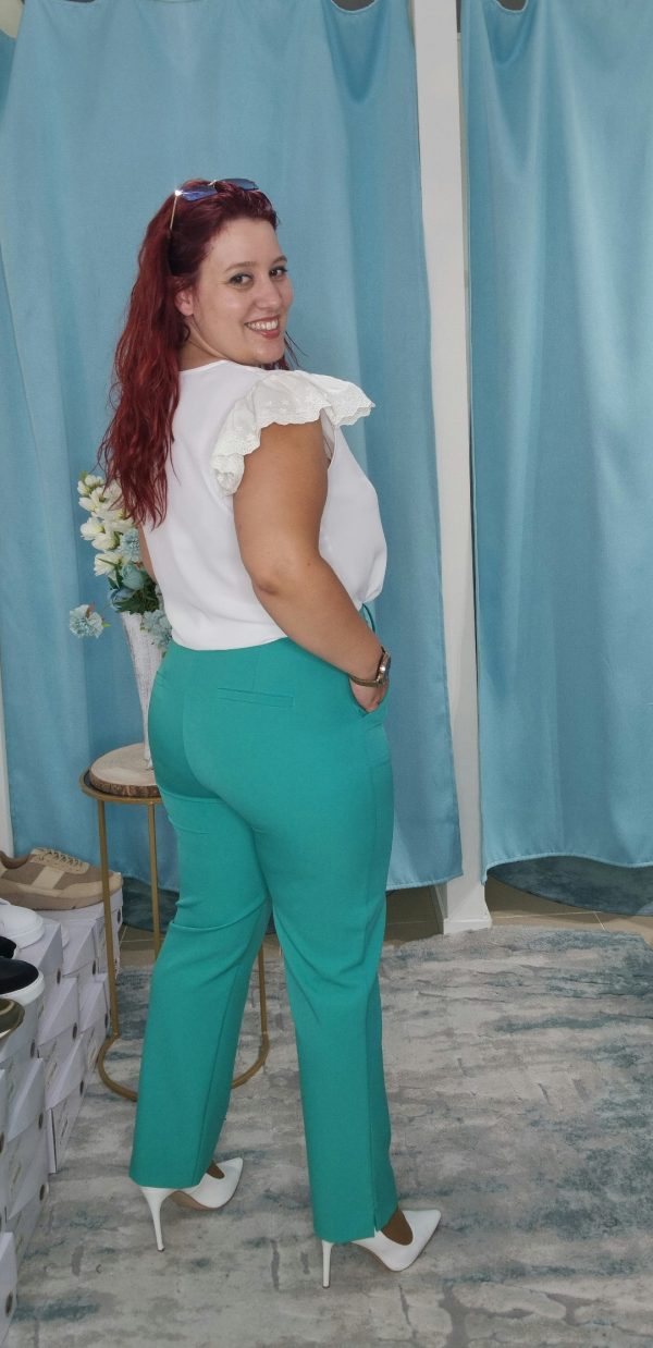 Calça verde d'água Seissa - Image 2