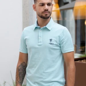 Pólo azul bebé seissa