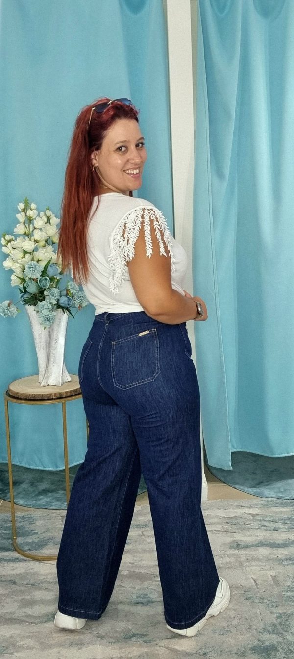 Calças de ganga pantalonas Silvina Campos - Image 2