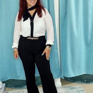 CALÇA BOCA DE SINO SILVINA CAMPOS
