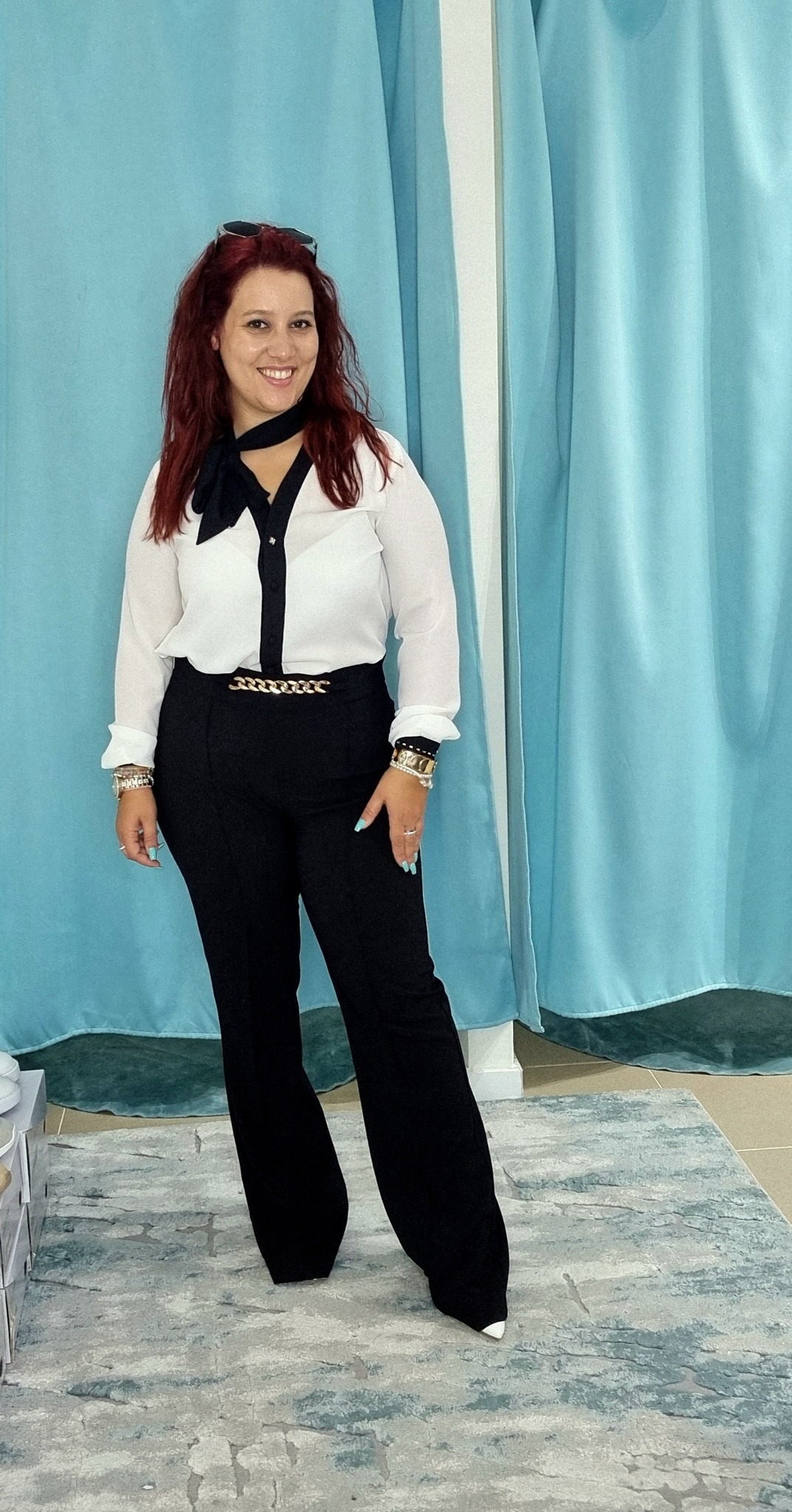 CALÇA BOCA DE SINO SILVINA CAMPOS
