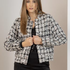 Bomber com lantejoulas