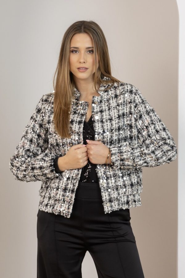 Bomber com lantejoulas