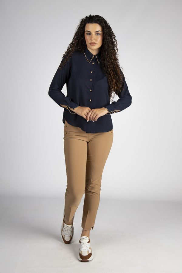Blusa contrastes dourados - Image 5