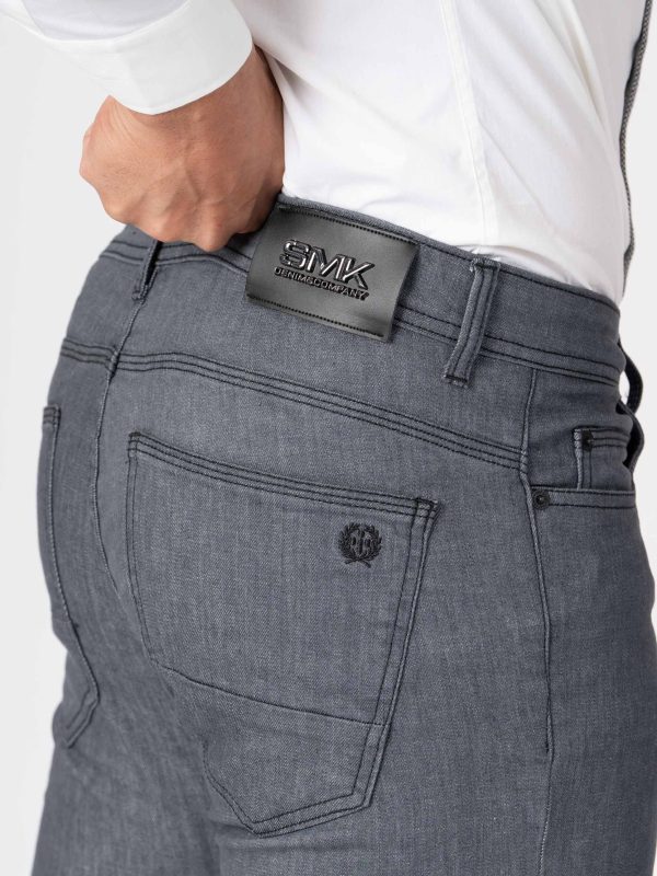 CALÇA SMK CINZA SLIM - Image 3